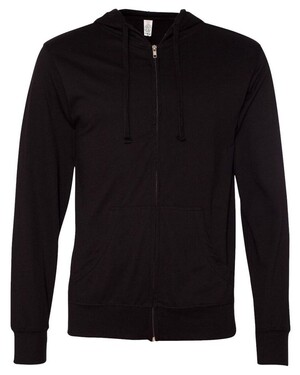 Lightweight Jersey Hooded Full-Zip Hoodie