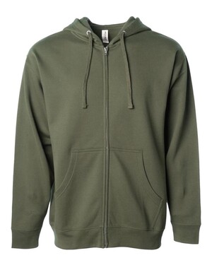 Midweight  Zip-Up Hoodie