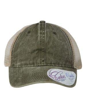 Women's Washed Mesh Back Cap