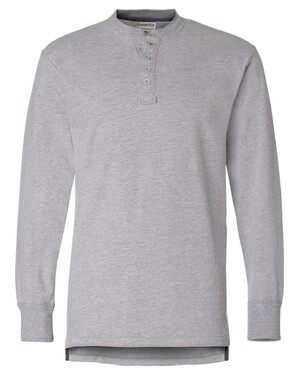 Vintage Brushed Jersey Henley 
