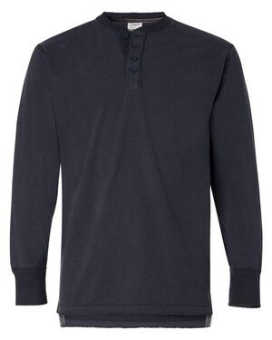 Vintage Brushed Jersey Henley 