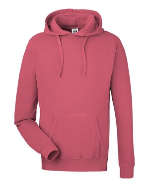 Pigment-Dyed Fleece Hooded Sweatshirt