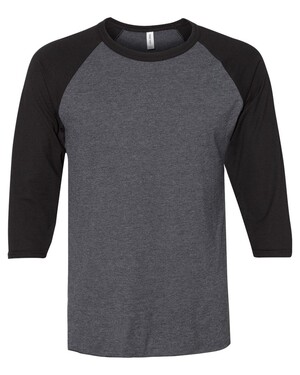 Premium Blend Ringspun Three-Quarter Sleeve Raglan Baseball T-Shirt