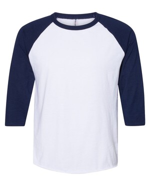Premium Blend Ringspun Three-Quarter Sleeve Raglan Baseball T-Shirt