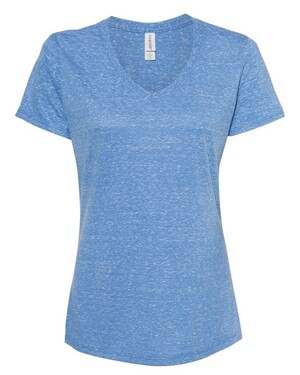 Women's Snow Heather Jersey V-Neck