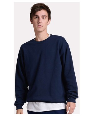 OPTSTUFF CREWNECK SWEAT M ネイビー スウェット Jerzees Ultimate Unisex CVC Ring Spun Crewneck Sweatshirt
