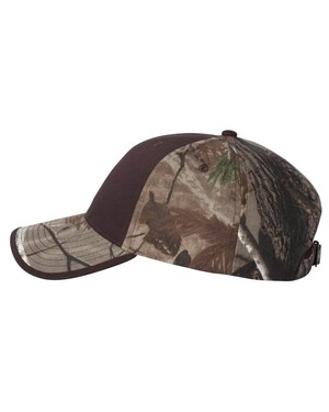 Solid Front Camo Hat