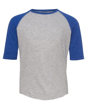 Youth Vintage Fine Jersey Three-Quarter Sleeve Baseball T-Shirt