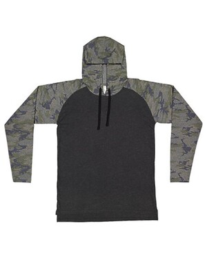Fine Jersey Raglan T-Shirt Hoodie