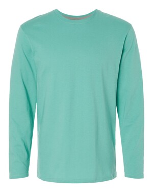 Forward Shoulder Long Sleeve Fine Jersey T-Shirt
