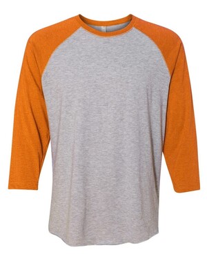 Orange and white baseball tee best sale