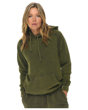 Vintage Raglan Hooded Sweatshirt