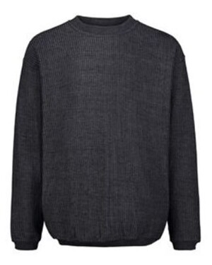 Corded Crewneck Pullover Sweatshirt 