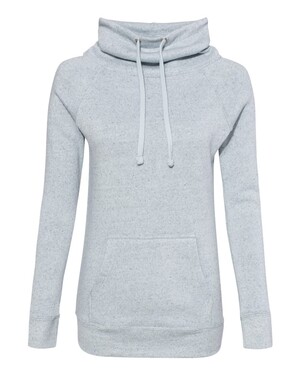 Women’s Space-Dyed Cowl Neck Sweatshirt 