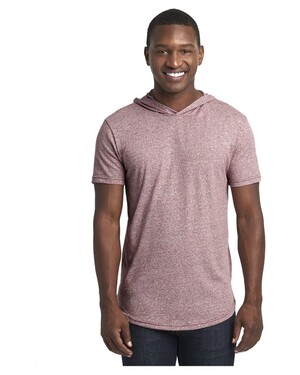 Mock Twist Short Sleeve T-Shirt Hoodie