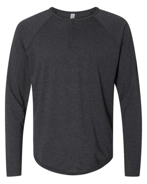 Tri-Blend Long Sleeve Henley