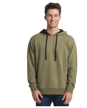 Next Level Unisex Hoody - French Terry Pullover In Heather Gray