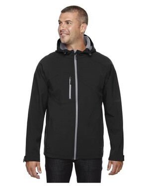 Glacier Insulated Three-Layer Fleece Soft Shell Hood Jacket