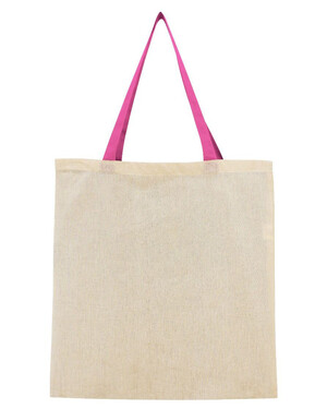 Contrasting Handles Tote Bag