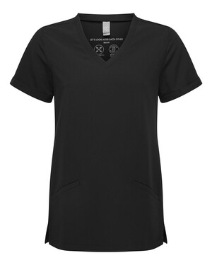 Women's Invincible V-Neck Stretch Scrub Top