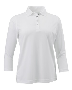 Women's Lady Palm Three-Quarter Sleeve Polo Shirt 