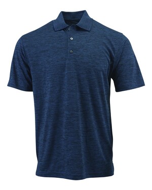 Dakota Striated Heather Polo Shirt