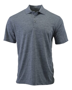 Dakota Striated Heather Polo Shirt