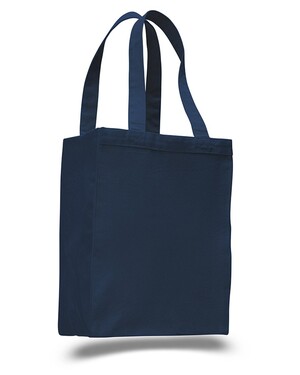 Q-Tees Q1000 12L Canvas Gusset Shopping Tote Bag 