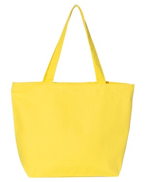 24.5L Canvas Zippered Tote