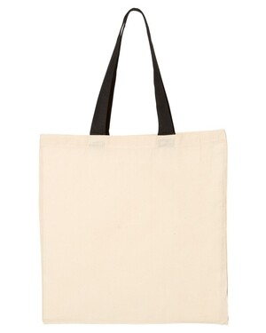 Economical Tote with Contrast-Color Handles