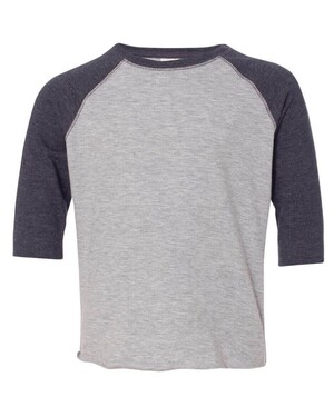 Toddler Fine Jersey 3/4 Sleeve Baseball T-Shirt