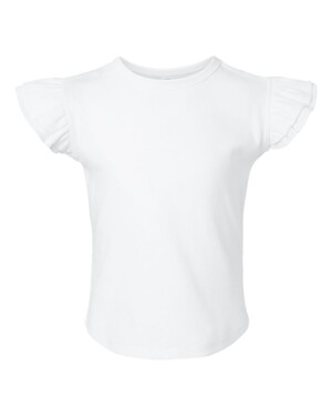 Rabbit Skins 3339 Toddler Flutter Sleeve T-Shirt T