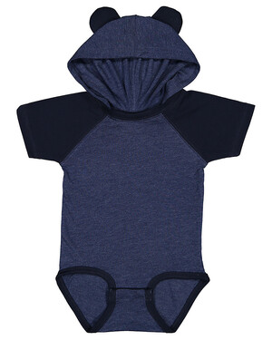 Infant Raglan Onesie with Hood & Ears