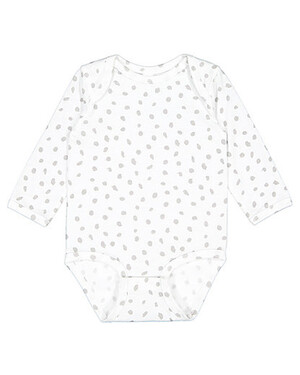 Rabbit Skins Infant Baseball Fine Jersey Bodysuit - Black/ White - NB