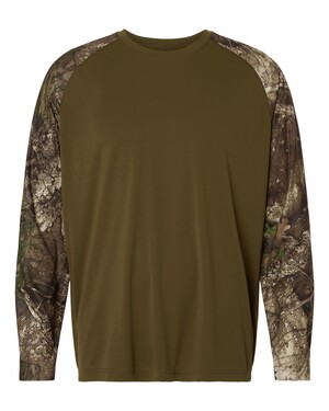 Unisex Realtree® Performance Colorblocked Long Sleeve T-Shirt