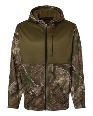 Unisex Realtree® Performance Colorblocked Full-Zip Hooded Sweatshirt