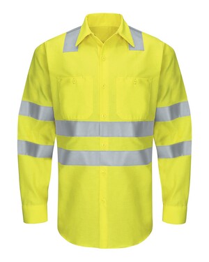 Enhanced & Hi-Visibility Long Sleeve Work Shirt