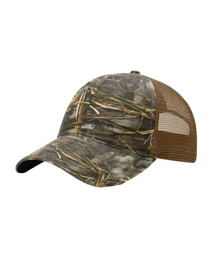 Camo Washed Trucker Hat