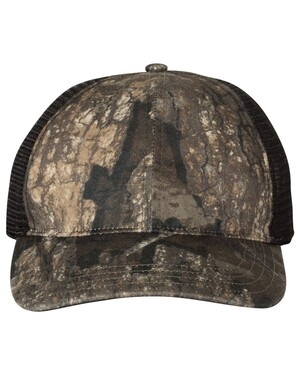 Camo Washed Trucker Hat
