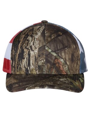Printed Mesh-Back Trucker Hat