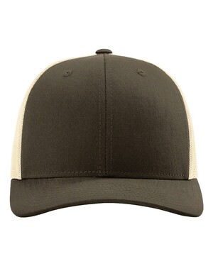 Richardson 115 Heather Grey/Dark Charcoal Low Pro Trucker Snapback