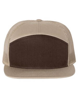 7-Panel Flat-Bill Trucker Hat