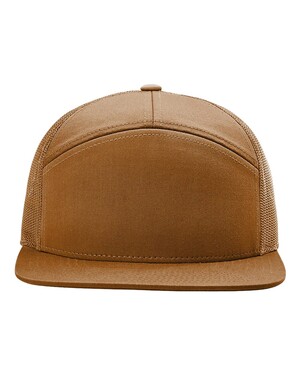 7-Panel Flat-Bill Trucker Hat