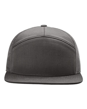 7-Panel Flat-Bill Trucker Hat