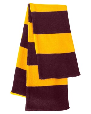 Rugby Striped Knit Scarf