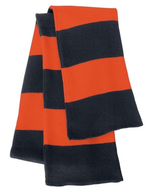 Rugby Striped Knit Scarf