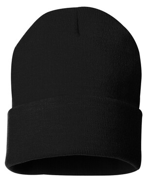 sportsman 12 inch solid knit beanie