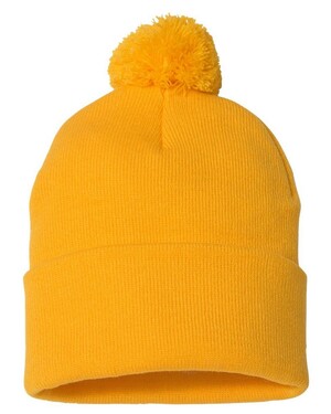 Sportsman Pom Pom Toque, Personalized Pom Pom Beanie