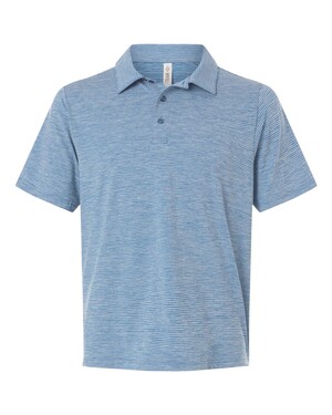 Men's Relay Heathered Stripe Polo