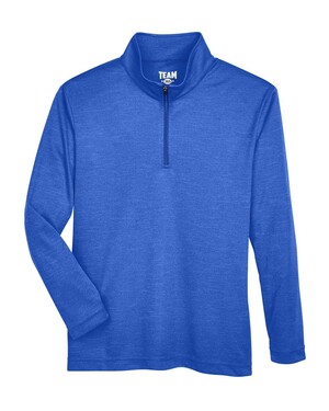 Youth Zone Sonic Heather Performance Quarter-Zip Pullolver